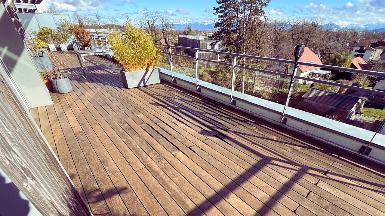 Pose Terrasse bois sans vis apparent